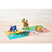 銀鳥産業 はじめてのダンボール工作キット どうぶつえん 305-141 1個