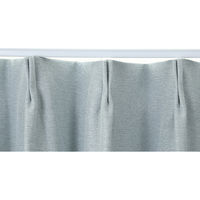 フォレストリンク 遮光1級 防炎 断熱 カーテン 1000×2300mm ブルー 1セット(2枚入)（直送品）