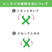 渡辺泰 ビニタイ 洋ラン用 ワサビ 15cm 200本入り ワサビ(黄緑) 4971620601594 1個（直送品）