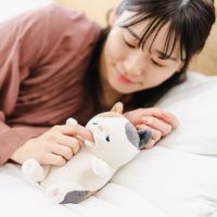 甘噛みハムハム ゆず/ミケネコ ぬいぐるみ 乾電池式 YE-HM001YZ 1個 ユカイ工学