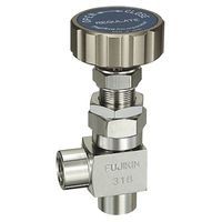 フジキン ニードルバルブ|FINE series PUREステンレス鋼製4.9MPa(ON OFF用)FU FUHー05ー9.52 1個（直送品）