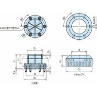 イマオコーポレーション 外形クランプ|ODクランプ MBOD MBODー1 1個（直送品）