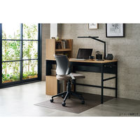 【軒先渡し】コイズミファニテック チェアマット 幅900×奥行1300mm グレイッシュブラウン YDK-148GB 1枚（直送品）