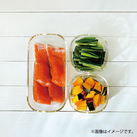 HARIO （ハリオ） 耐熱ガラス製 コンテナ スクエア 4個セット HKOZ-5004-OW 1セット（3個）