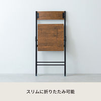 永井興産 ヴィンテージスクエアチェア BR（ブラウン） NK-117BR 1脚（直送品）