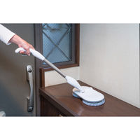 ファミリー・ライフ ファミラ 充電式くるくるツインモップ スピンマジック 8点セット+予備バッテリー 04252 1個