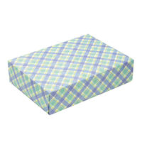 ササガワ 包装紙 タータンチェックB 全判 49-2157 1箱(50枚×5包)（直送品）