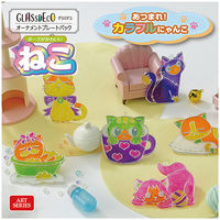 ヤマト グラスデコ オーナメントプレートパック ねこ GDP-C1 1セット(5個)
