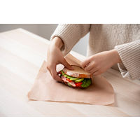 食品保存用ラップ 繰り返し使える みつろうラップキット ナチュラルピンク 1個 エヌ・エレファント