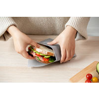 食品保存用ラップ 繰り返し使える みつろうラップキット ナチュラルブルー 1個 エヌ・エレファント