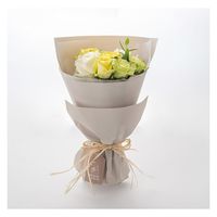 アデリー ホシファーム　フリルブーケ　ホワイトイエローグリーン　８本 FMW-04B 1箱（直送品）