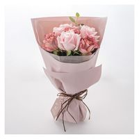 【生花】アデリー ホシファーム　フリルブーケ　ニュアンスピンク　８本 FMW-03B 1箱（直送品）