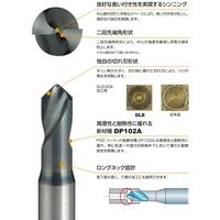 三菱マテリアル カッタボディ DLE0100S030P090 DP102A 1セット(3PC)（直送品）