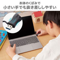 USBメモリ 32GB USB A 一体型 キャップ式 ブラック MF-JRU3032GBK エレコム 1個（直送品）