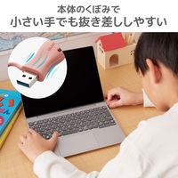 USBメモリ 32GB USB A 一体型 キャップ式 レッド MF-JRU3032GRD エレコム 1個