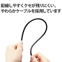 USB Type-C to HDMI 変換 ケーブル 1m やわらか ブラック MPA-CHDMIY10BK エレコム 1個