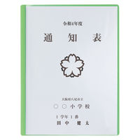 アーテック 薄型クリアブックA4 横入れ 10ポケット グリーン 5647 1セット(1個×10)
