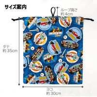 コッカ 巾着 大 カーズ ディズニー CG-2949 1枚