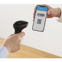 サンワサプライ ワイヤレス2次元バーコードリーダー(Bluetooth対応) BCR-BT2D4BK 1個（直送品）