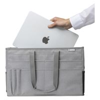 サンワサプライ ミーティングバッグ(15.6インチワイド・グレー) BAG-TW7GY 1個（直送品）