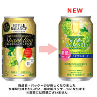 ノンアルコール　アサヒ スタイルバランス素肌サポート シャルドネスパークリング（機能性表示食品）350ml 1箱（24本）