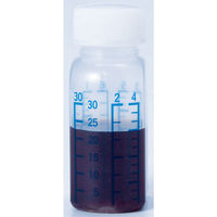 ケーエム化学 カラー目盛投薬瓶 青色目盛り（未滅菌） 30cc（30mL）101801 1袋（20本入）