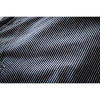 【GRACE ENGINEER'S】 GE-584綿麻ストライプサロペット　ヒッコリー　5L  584-19  1着（直送品）