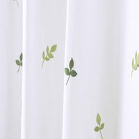 ユニベール フレーク2 レースカーテン 1500×1760mm グリーン 4548654746791  1枚（直送品）