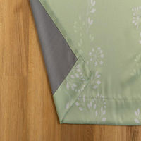 ユニベール ボニート 遮光・レースカーテンセット 各2枚 1000×1350mm グリーン 4548654888019 1セット(4枚入)（直送品）