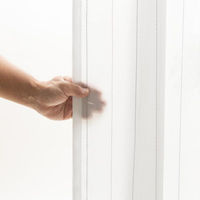 ユニベール リーブ 遮光・レースカーテンセット 各2枚 1000×1780mm ネイビー 4548654887968 1セット(4枚入)（直送品）