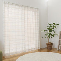 ユニベール アクセント レースカーテン 1000×1330mm ホワイト 4548654897141  1セット（レースカーテン2枚）（直送品）