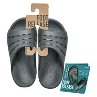 AKAISHI サンダル アーチフィッター156フットリリース ブラック L AF156019BK 1足