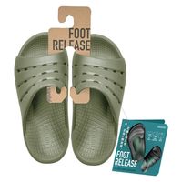 AKAISHI サンダル アーチフィッター156フットリリース カーキ M AF156019KH 1足