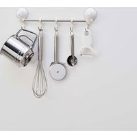 レック レバー式吸盤5連フック（可動式） 耐荷重5kg（1本1kg） H00480 1個