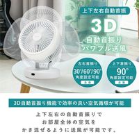 QUADS クリーン3Dサーキュレーター PURE AIR QS301WH 1台（直送品）