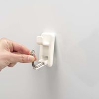 レック 強力マグネットフック（特大） ホワイト 2段フック 耐荷重6kg H00420 1個