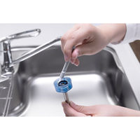 サンコー びっくりフレッシュ 水飲み ボトル洗い ロング グレー BA-88 抗菌 日本製 ペット用 給水 クリーナー そうじ 掃除 1個（直送品）