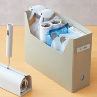 リヒトラブ Roomy ボックスファイル＜ハイタイプ＞ A4ヨコ ベージュ F291-16 1セット（10冊）