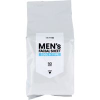 iiもの本舗 メンズフェイシャルシート フェイス用 クールタイプ 徳用 4589596692128 1袋(50枚)