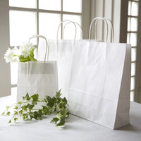 シモジマ 25チャームバッグ MS1 晒白無地 003276011 1袋(50枚)