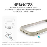 MSソリューションズ Google Pixel 7a 耐衝撃ハイブリッドケース ライトグレー LN-23SP1VMFLGY 1個