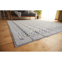 スミノエ HOMERUG 防炎 防ダニ ラグ ウールスノー 1900×2400mm ブルー 4549781294988 1枚（直送品）