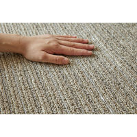 【アウトレット】スミノエ 洗える ラグ ロングウッド 185×185cm アイボリー 4549781297217 1枚