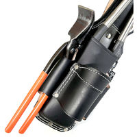 ベストツール 極匠 黒染め牛床革 板金鋏(2段)+つかみ箸差し GK2DBA 1個