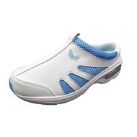 山一 消臭クッションインソールサボシューズ ブルー 25cm YI80 1足 ナースシューズ