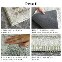 ERARE DICTUM マイクロプリントパイルラグ 1400×2000mm ベージュ 4571581811911 1枚（直送品）