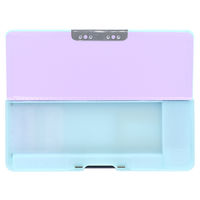 サンスター文具 コンパクトふでいれヨコピタ エコ ミント S1314335 1個