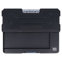 サンスター文具 コンパクトふでいれヨコピタ ギガテクト ブラック S1314114 1個