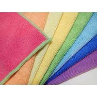 抗菌カラフルマイクロファイバーお掃除クロス　5セット（8枚入×5）