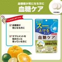 血糖ケア30日分機能性表示食品瞬間サプリ 1袋 UHA味覚糖